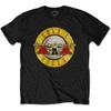Guns N Roses 'Classic Circle Logo' Black T Shirt - NEW OFFICIAL