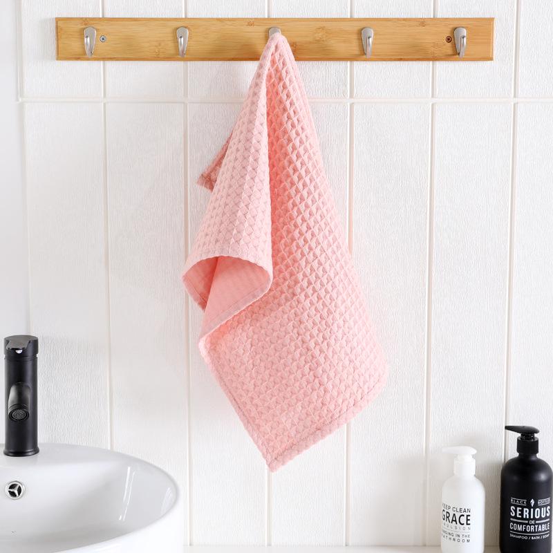 Luxurious Japanese Long-Staple Cotton Waffle Towel: Absorbent, Skin-Friendly, Zero Shedding Face Towel