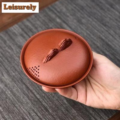 85ml High-end Yixing Purple Clay Pure Tea Tureen Handmade Raw Ore Zhu Mud Cover Bowl Anti-Opărire Tea Maker Gaiwan Zisha Teaset