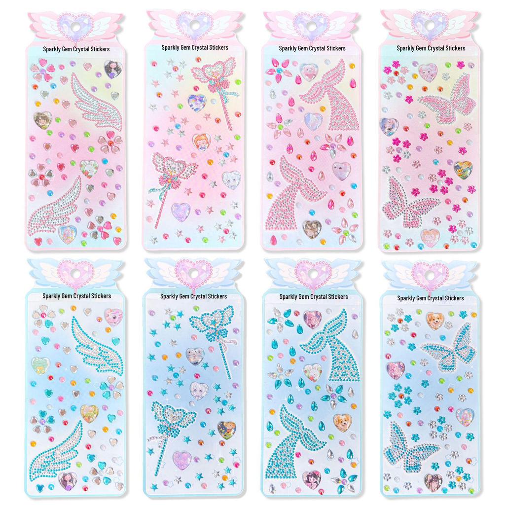 Children's DIY Fairy Wand & Butterfly Stickers with Shiny Gems