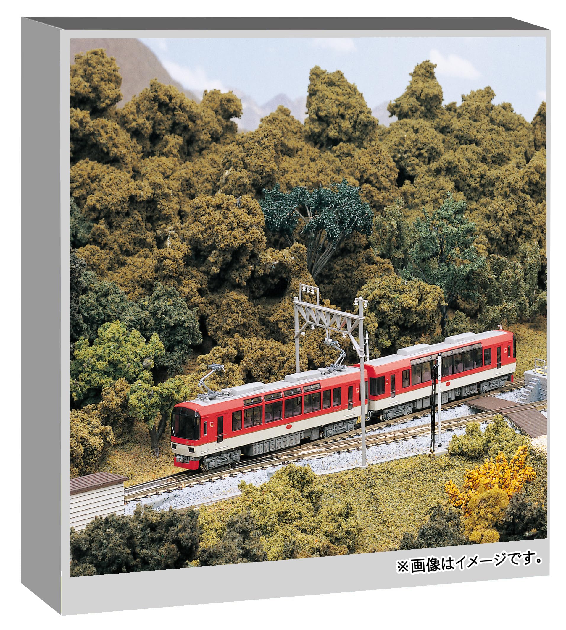 

KATO N gauge Eizan Electric Railway 900 series Kirara Maple Red model train 10-1471