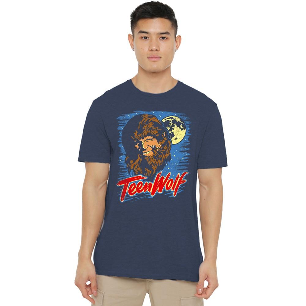 Teen Wolf Moon Wolf T-Shirt S-3XL Navy L