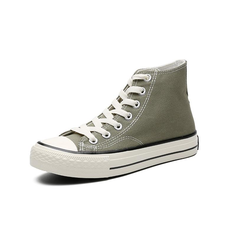 

Трижды вулканизированные парусиновые туфли реплика высокие кеды пара повседневная обувь корейская версия универсальные студенческие кеды мужские 41 (male)