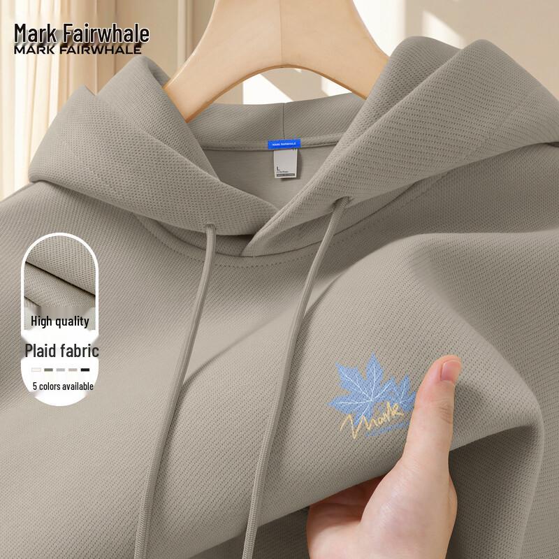

Mark Fairwhale Men s 2026 Spring Loose Fit Hooded Sweatshirt 2XL