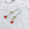 Sweet Strawberry Heart Star Charm Pendant Chain Phone Strap Pocket Keychain Strap Hangings Decoration for Key Bag Purse