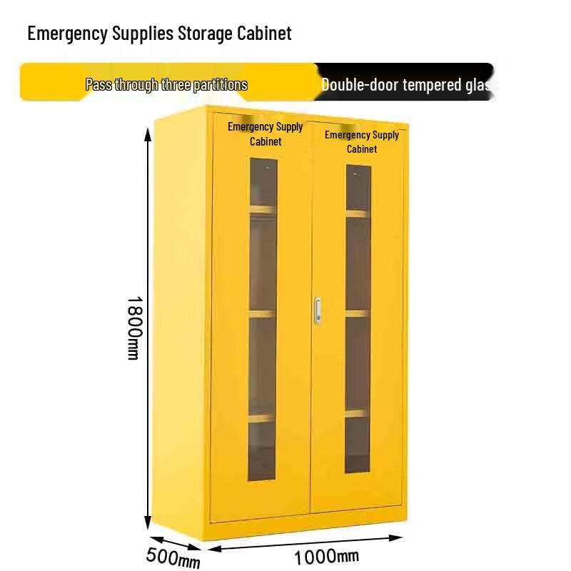 Lieve Emergency Supply and Fire Safety Storage Cabinet