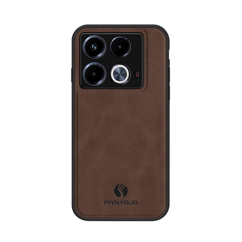 Infinix Spark HOT60 Magnetic Slim Leather Texture Case (S26U)