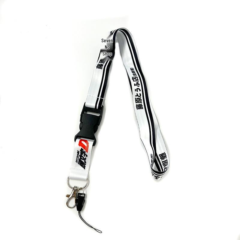 JDM Anime Lanyard: Durable Silk Woven Neck Strap for Phone and ID Badge Holders