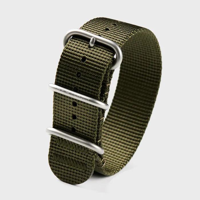 B-TYPE Heavy Duty Nylon NATO Strap 22mm Defender Olive