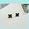 Cartoon Character Four Leaf Clover Ear Earrings For Birthdays And Parties