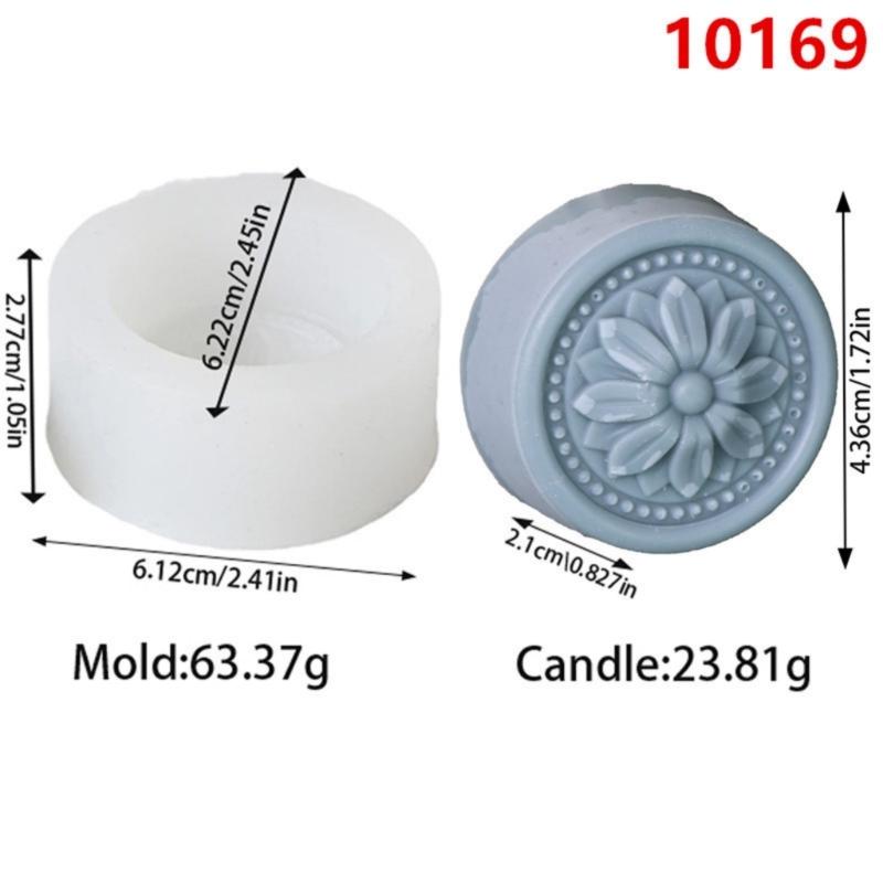 Retro Designs Silicone Soap Mould for Handmade Craft with Artistic Pattern Easy Releases and Dishwasher Safe