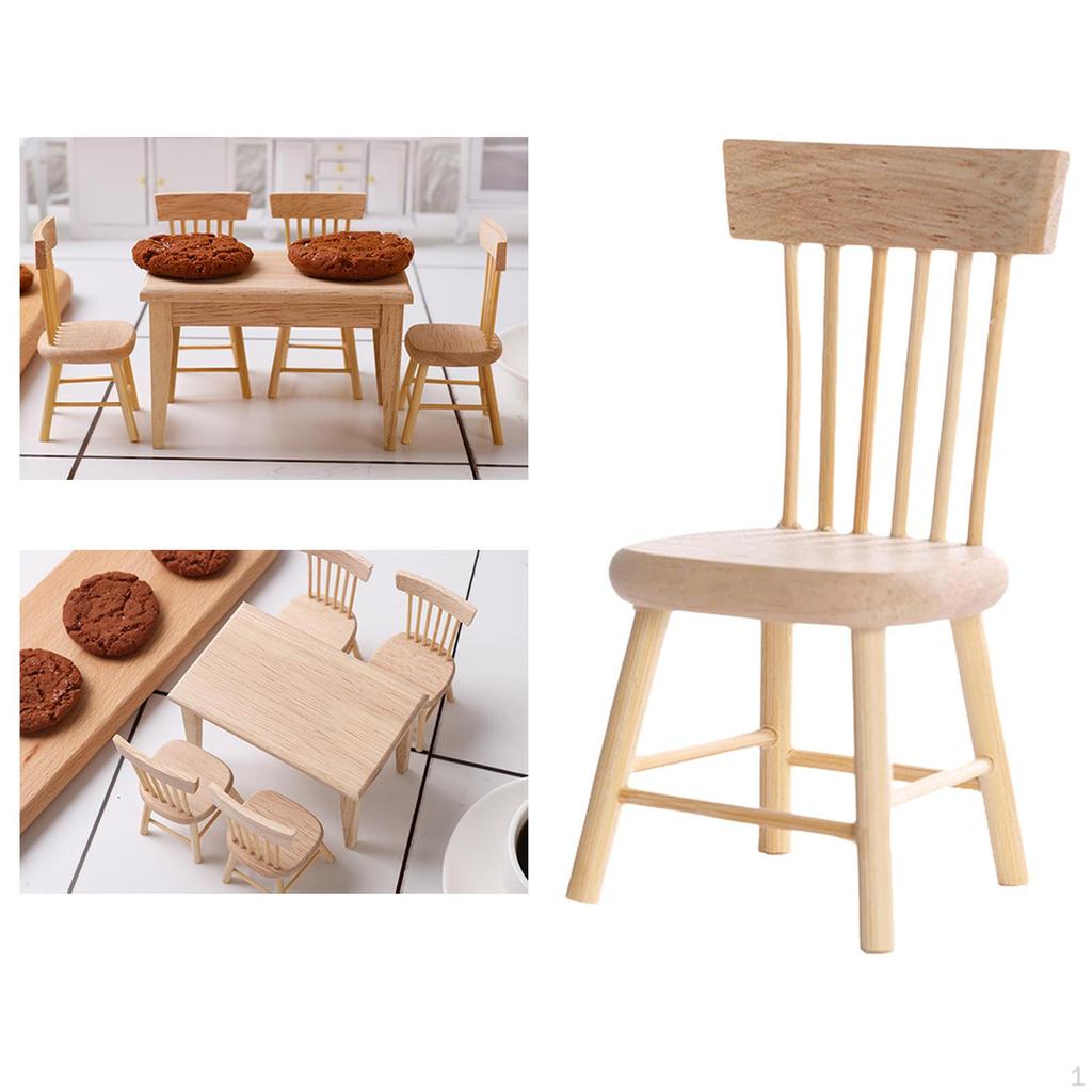 1/12 Doll House Miniature Dining Table Pretend Play Toy Birthday Gifts