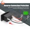 DC 12V/24V/36V/48V Battery Capacity Indicator LED Battery Level Meter Waterproof Battery Tester Low Battery Alarm Display Meter