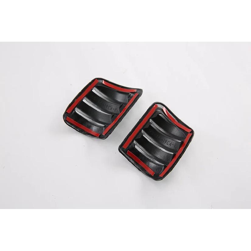 For Ford Ranger  2024 Carbon Fiber Style Upper Front Air Vent Outlet Cover Dashboard Trim Bezel Frame Molding Garnish