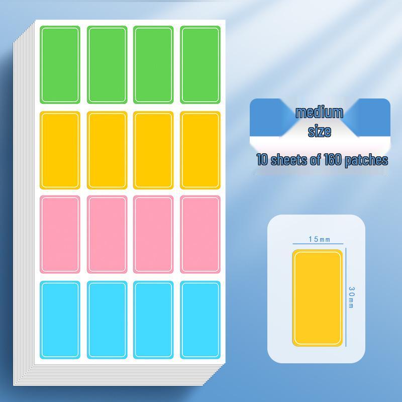 

Водонепроницаемые самоклеящиеся цветные наклейки для записей для хранения и организации продуктов питания