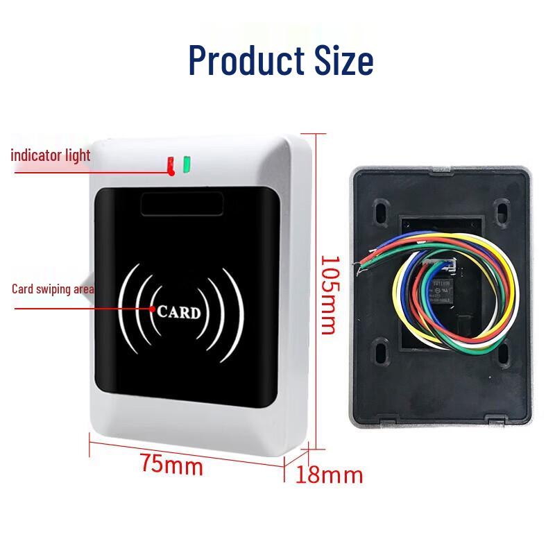 Realand X12C IC Card Access Control Machine CN Plug (adapter Included)