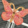 Cute Butterfly Straw Caps Silicone Toppers Covers for 10mm Straws, Dust-Proof Reusable Party Charms Guests Tumblers, Colorful Tips Accessories Coffee