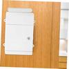 Angoily Lockable Wall Mounted Mailbox Suggestion Box with Keys Plastic Donation Ballot Box with Slot for Charity Cards Money Voting Collection