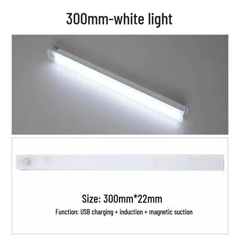 Smart LED Motion Sensor Cabinet Light - Rechargeable, Magnetic Wall Mount, Night Light