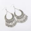 Vintage Schmuck Legierung Hängeohrringe Böhmisch Tibet Ohrhänger Damen Accessoires
