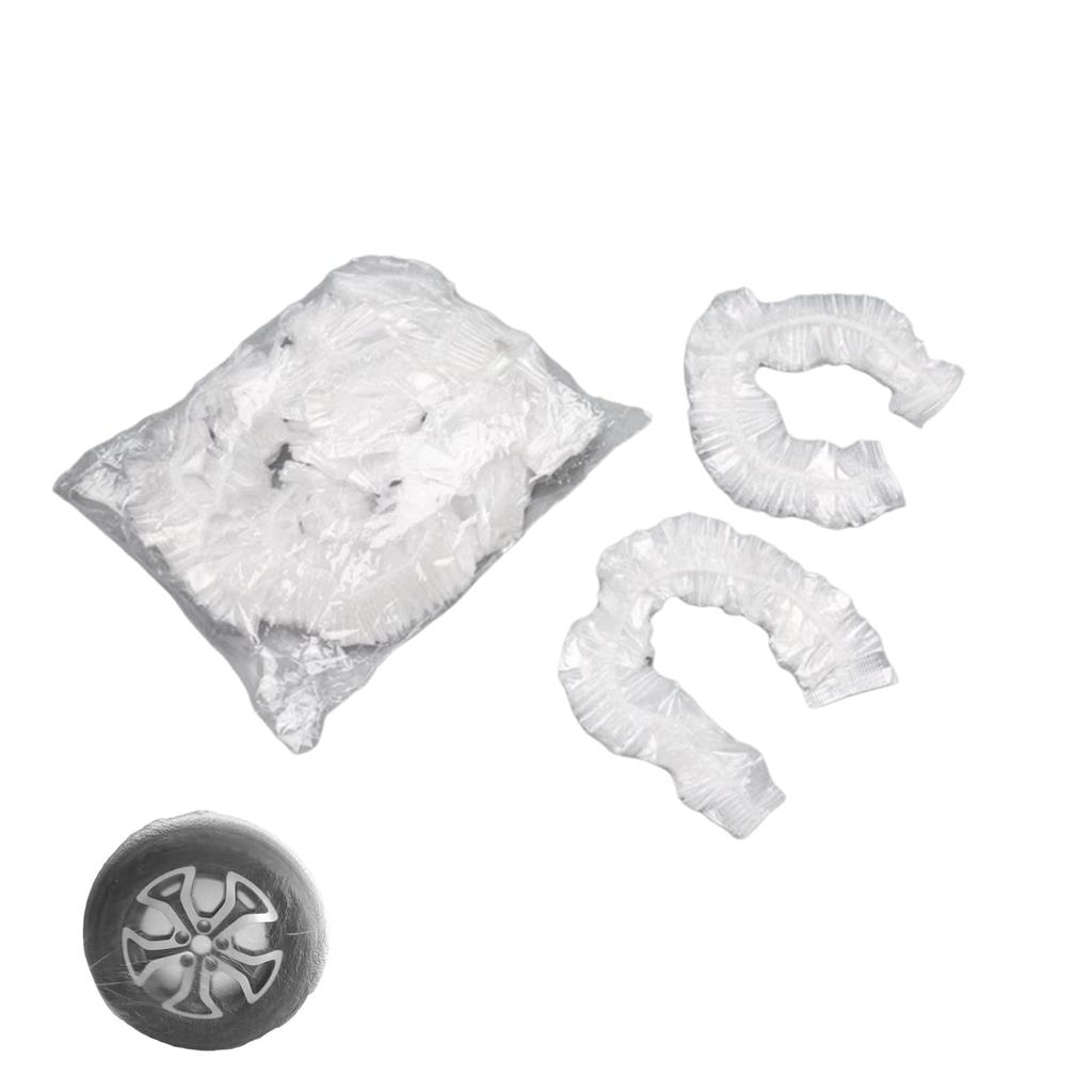 Tire Bags, Set of 16, Tire Storage, Disposable, Outdoor, Clear Tire Cover, Compatible with Standard Cars, Waterproof, Dustproof