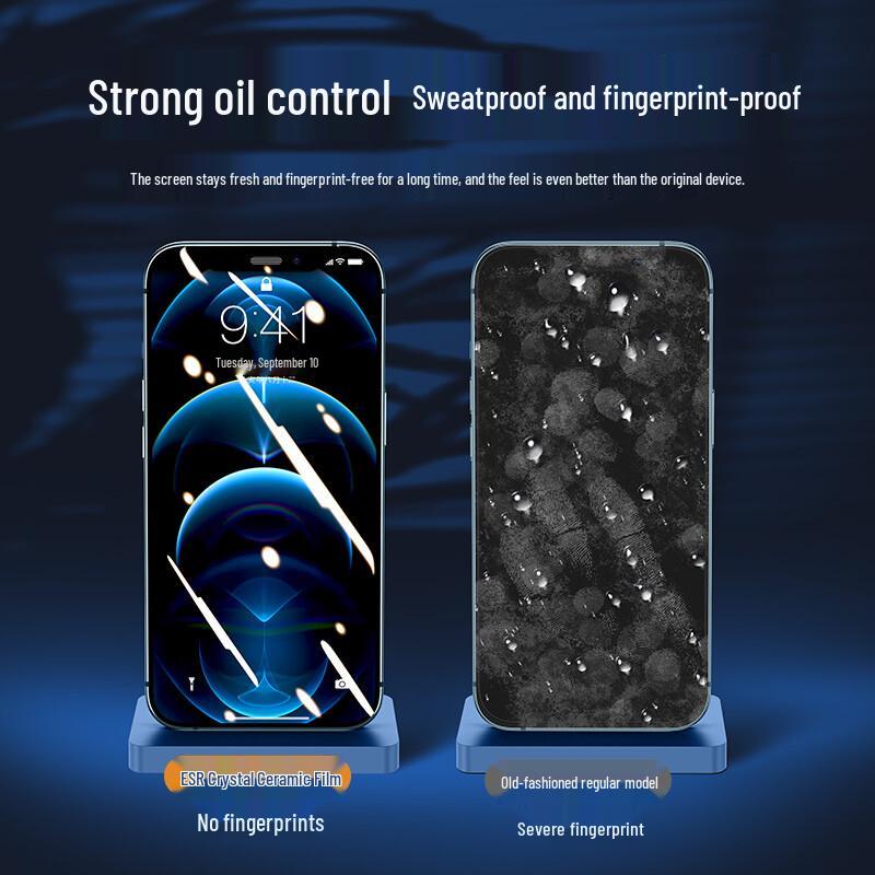 ESR Full Screen Tempered Glass Screen Protector (2-Pack)