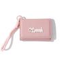 New Cute Cat Lanyard Card Holder & Women's Trifold Coin Purse Wallet