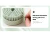 Wireless Smart Electric Bath Brush with Long Handle, Waterproof & Automatic Scrubber for Back and Body