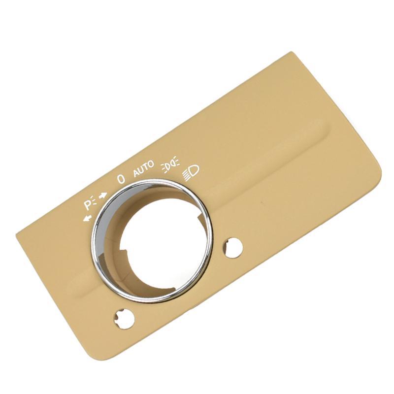 Interior Beige Headlight Switch Button Panel Cover Trim Fit for Mercedes Benz W211 E Class 2003-2008 21154507049116