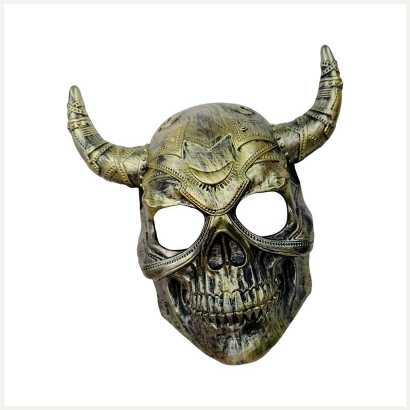 Maschera Demoni Spaventosi Maschera Integrale Maschera con Corna da Diavolo Maschera da Festa Maschere di Carnevale
