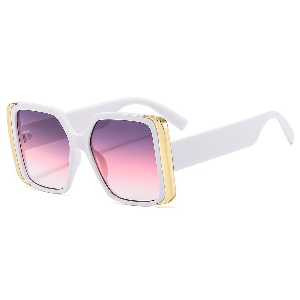 New Square Sunglasses For Women Men Gradient Lenses Vintage Designer Luxury Shades UV400 Green Sun Glasses