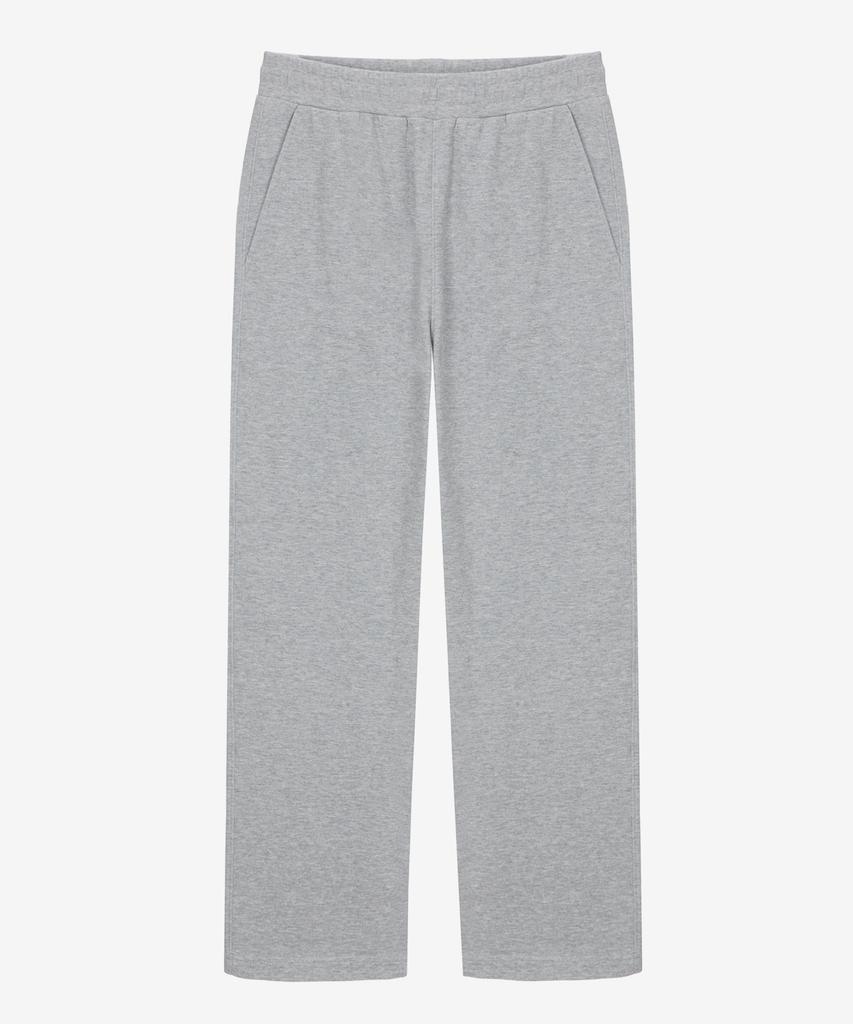 BASIC HOUSE Uni Basic Straight Pants Melange Grey Lypt0101