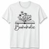 Bookaholic Book Lovers Floral Book Gift Unisex TTshirt Reading Tshirt