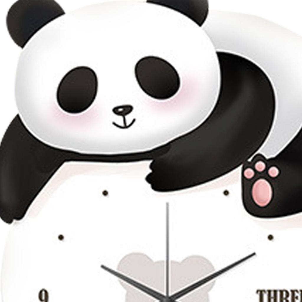 Animal Wall Clock Cartoon Home Decor Animal Collection Adorable Wall Hanging Clock for Bedroom Nursery Office Farmhouse Kitchen