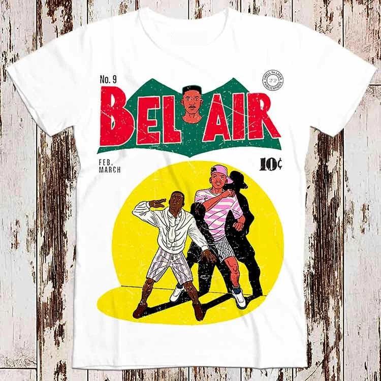 Fresh Prince Of Bel Air Vintage Magazine T Shirt Will Smith 90s Funny Film 8986 2XL