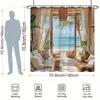 Beach Hut Paradise Shower Curtain- Multi-Style Bath Decor, Perfect for Those Who Love Coastal-Inspired and Practical Designs