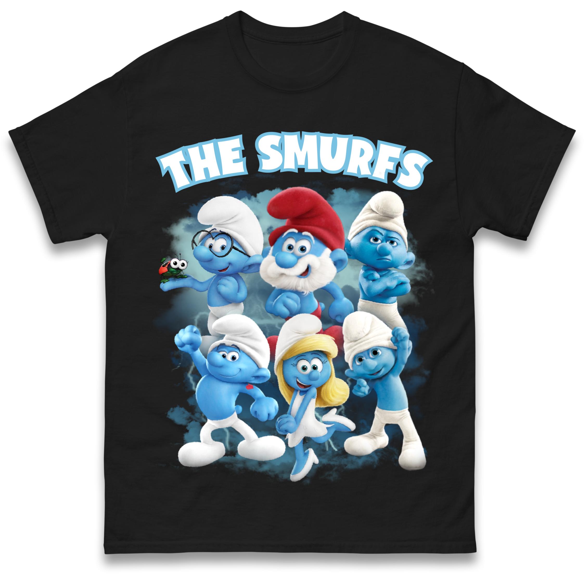 The Smurfs Bootleg T Shirt Tshirt Mens Womens Unisex Tops Tees M