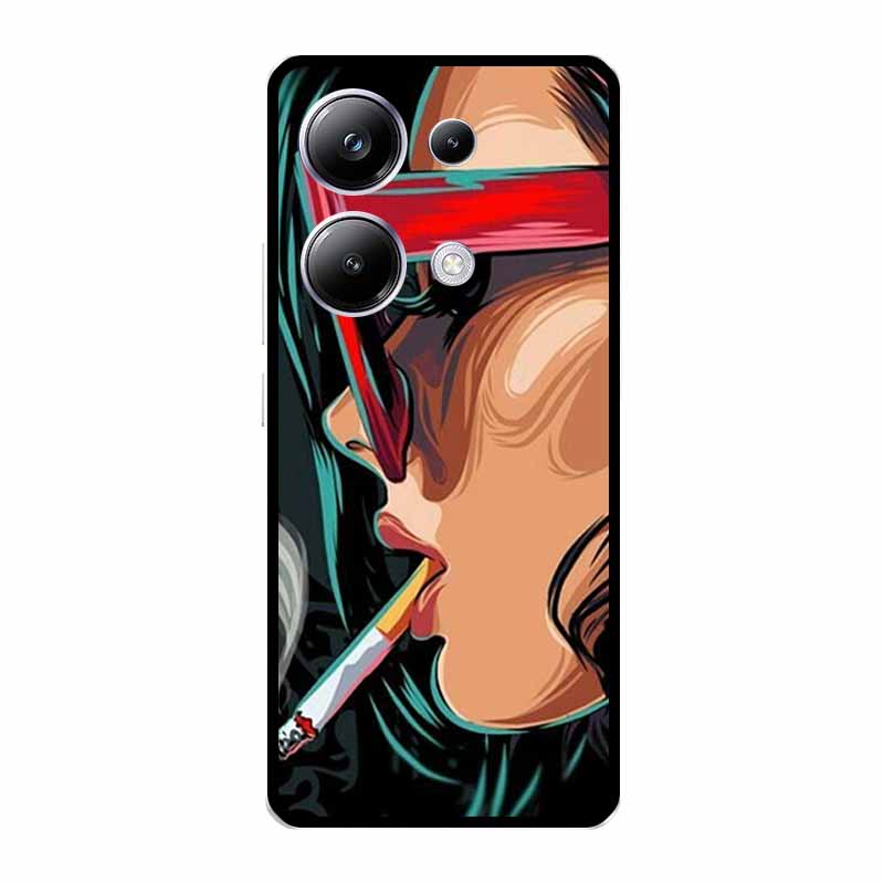 For Redmi Note 13 Pro 5G Cases Note 13 5G 4G Fashion Cool Soft TPU Silicone Phone Covers for Xiaomi Redmi Note 13R Pro 5G Note13