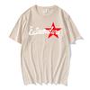 Extremoduro Spanish Rock Theme White TShirt  Front GraffitiStyle Band Name  Red Star Design Women and Unisex Tshirts Tops