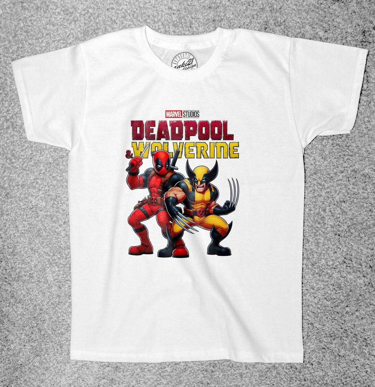 Deadpool and Wolverine 009 Childrens/Kids Adult t shirts/t-shirts 100