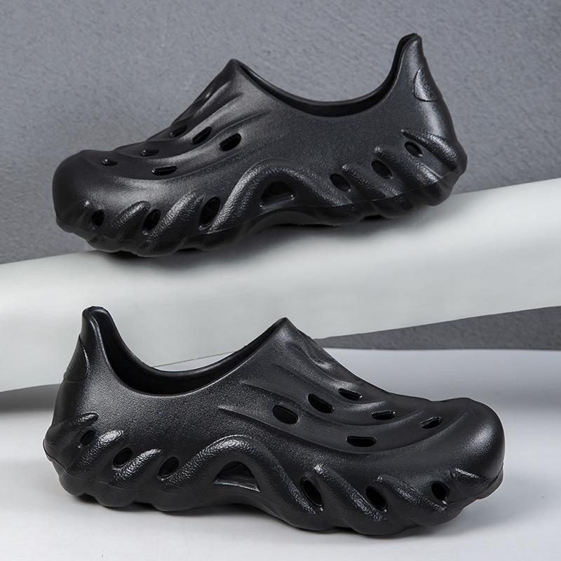 Coconut Summer New Hole Shoes Men's Sports Non-slip Beach Shoes Trendy Slippers Driving Outdoor Sandals