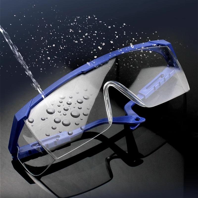 2pcs Chemical Goggles Dustproof and Windproof Goggles Laboratory Safety Splash Proof Glasses Work Safety Protection Accessories