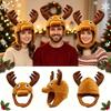 Ear Flap Deer Hat Deer Shape Christmas Hat Cute Animal Headwear Winter Warm Wear