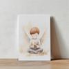 Poster Pious Contemplation Poster Pious Contemplation, 30X40 Cm, Dark Brown Wooden Frame, 230 Gsm Matte Paper