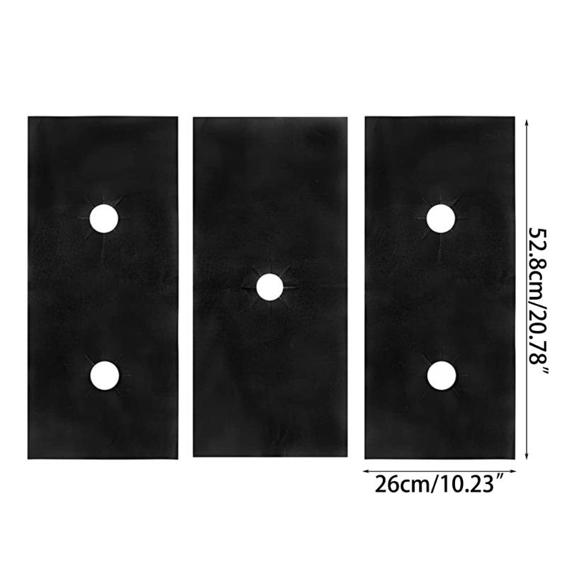 Pokrowce na kuchenkę wielokrotnego użytku Odporne na ciepło Nieprzywierające wkładki na kuchenkę Pokrowce na palniki kuchenki Ochraniacz na kuchenkę do palników gazowych