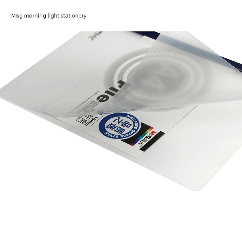 M & G Stationery Slide Grip Report Cover A4 Bar File Folder Transparent Folder 5mm Narrow Rod Single Page File Adm94519