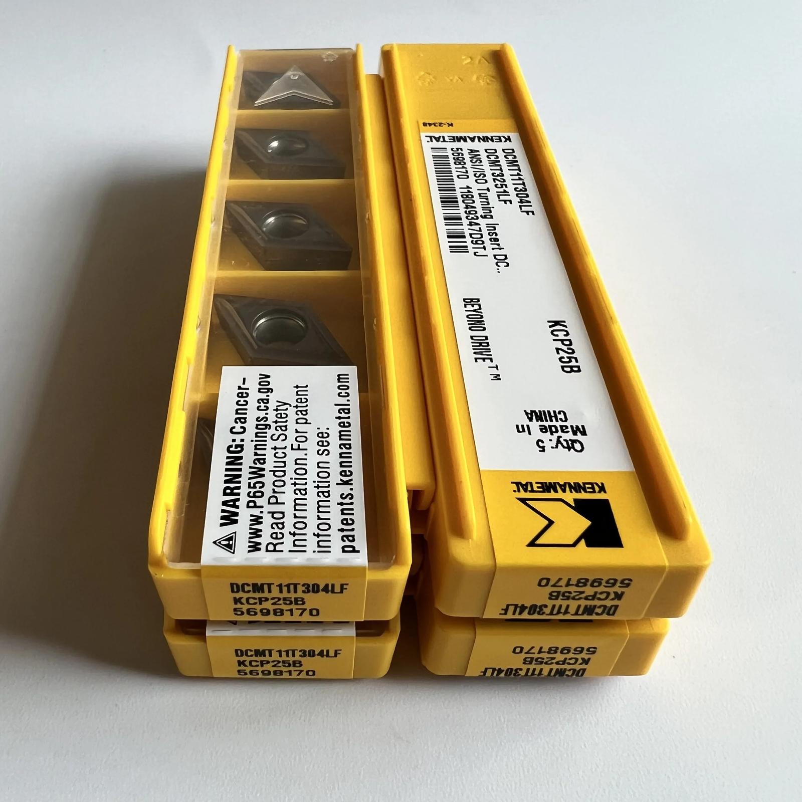 

KENNAMETEL / DCMT11T304LF KCP25B / Original carbide blade 10 Pcs