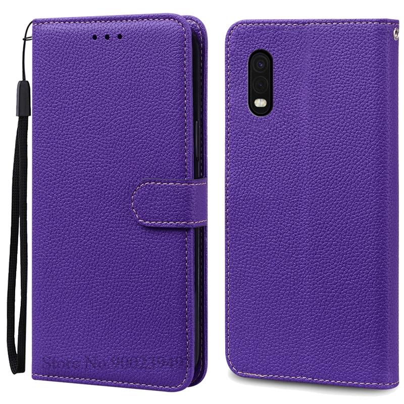 

For Samsung Galaxy Xcover Pro Case SM-G715F Wallet Back Cover Phone Case For Samsung Galaxy Xcover Pro XcoverPro Flip Case Galaxy Xcover Pro темно-фиолетового