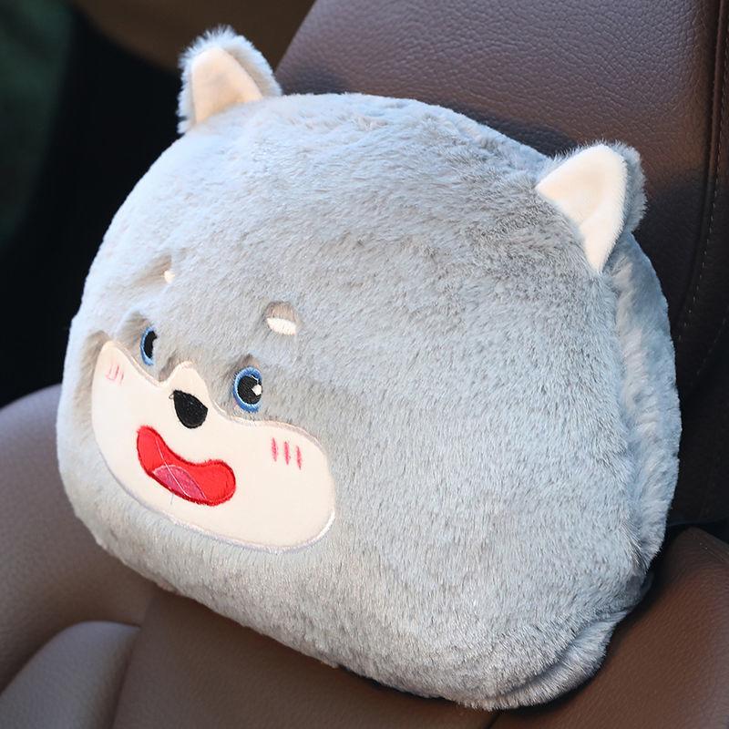 

Подушка для шеи автомобиля в форме животного и подушка для поясницы, подушка для поддержки сиденья, артефакт для релаксации Headrest