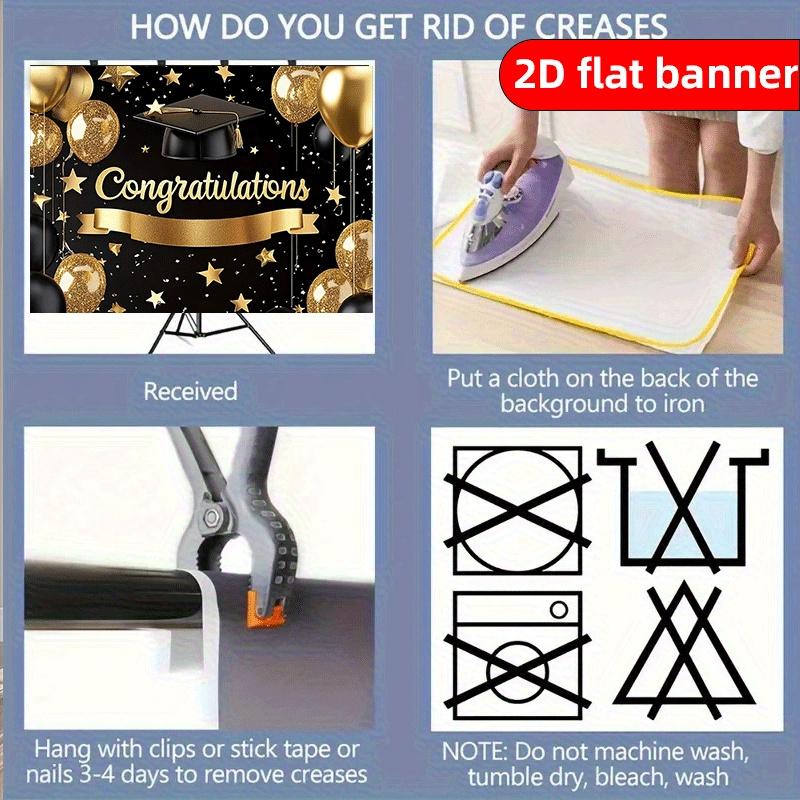Happy graduation in one piece! Graduation Congratulations Banner, Graduation Ball Background Curtain